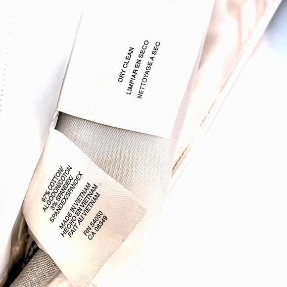 Nine West Fit & Flair Dress Size 4 White Black Blue Floral Orchid - Picture 5 of 10